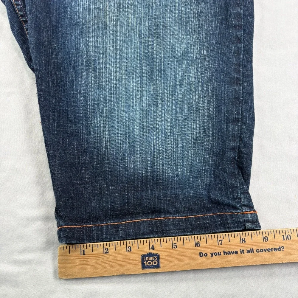 Vintage Red Ape Jean Shorts Womens 18 Blue Denim Baggy Skater Jorts Y2K